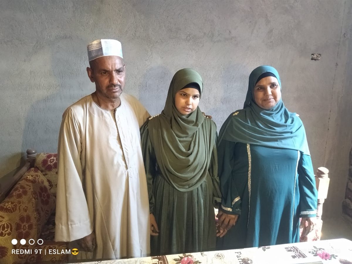 من الكفاح للتفوق.. ابتسام الخامسة مكفوفين بأسوان: حلمي ابقي معيدة