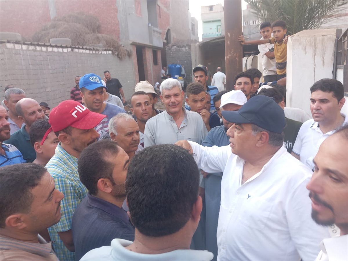 محافظ الدقهلية يتدخل بنفسه لحل أزمة المياه بعرب شراويد