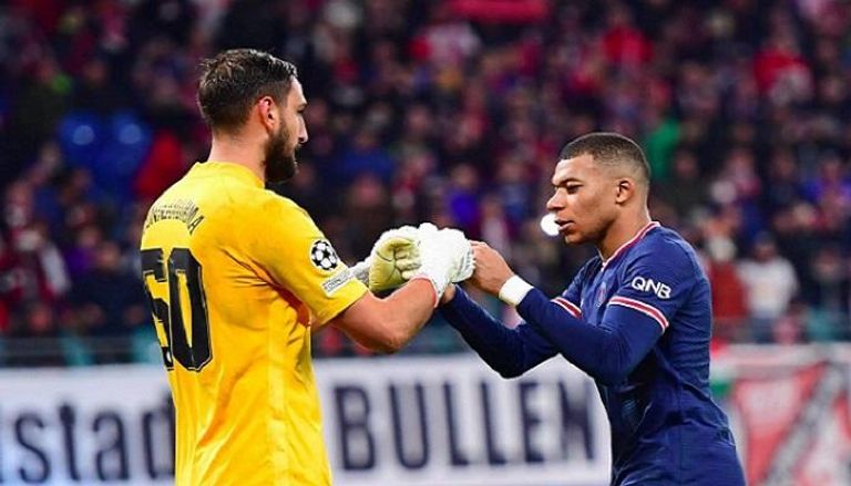 جيانلويجي دوناروما وكيليان مبابي