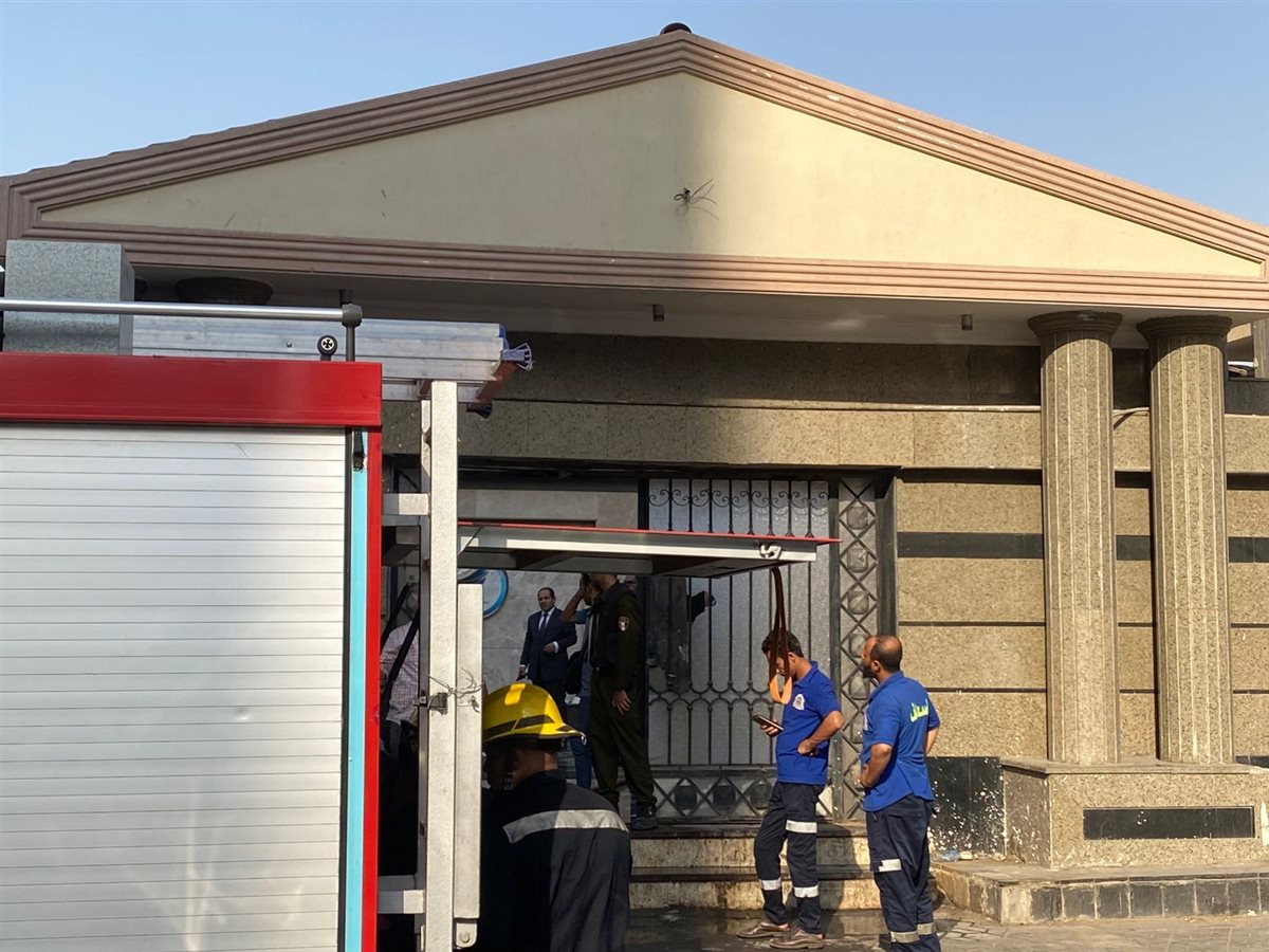 جانب من حريق العجوزة