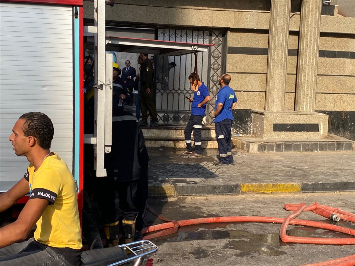 جانب من حريق العجوزة