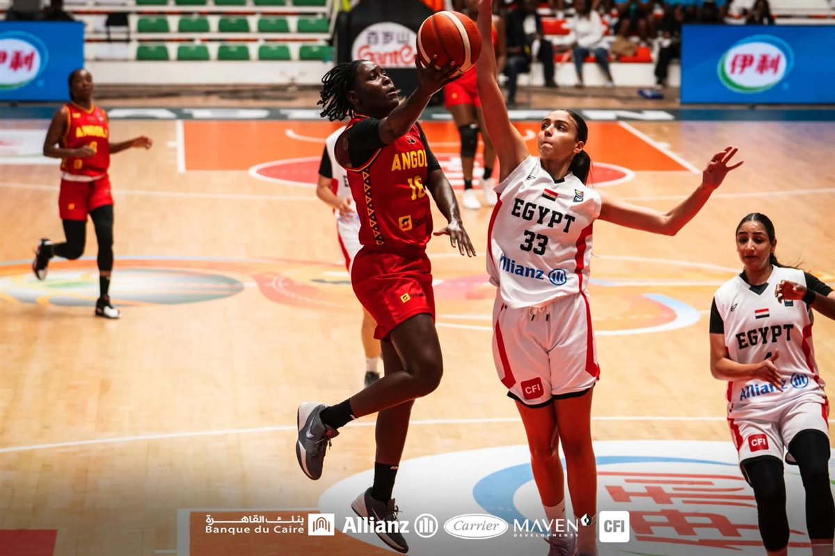 منتخب سيدات السلة يحقق فوزه الأول في بطولة الأفروباسكت على حساب أنجولا