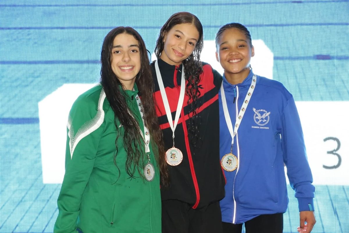 <strong>سيطرة مصرية علي ذهبيات السباحة في دورة الألعاب الإفريقية للمدارس بالجزائر</strong>