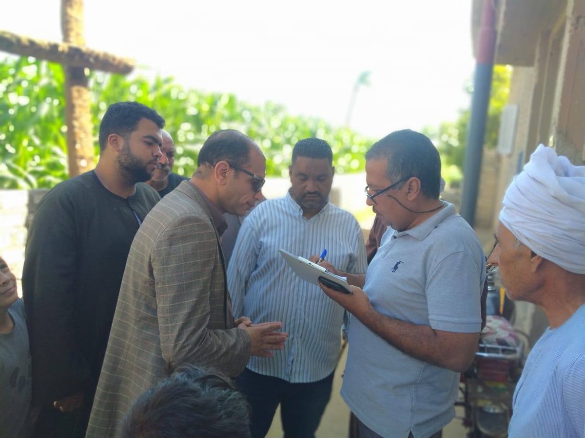 فريق من الطب البيطري في قرية برخيل