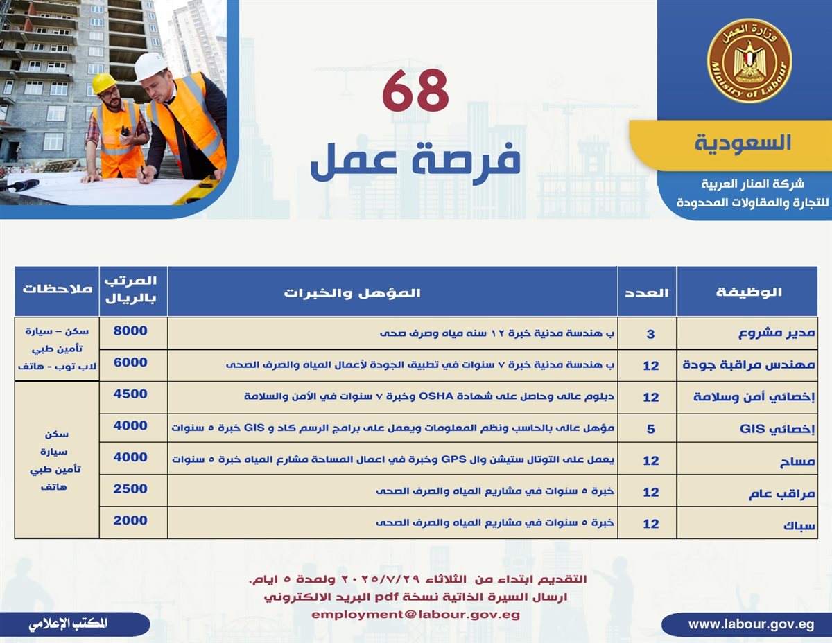 وزارة العمل