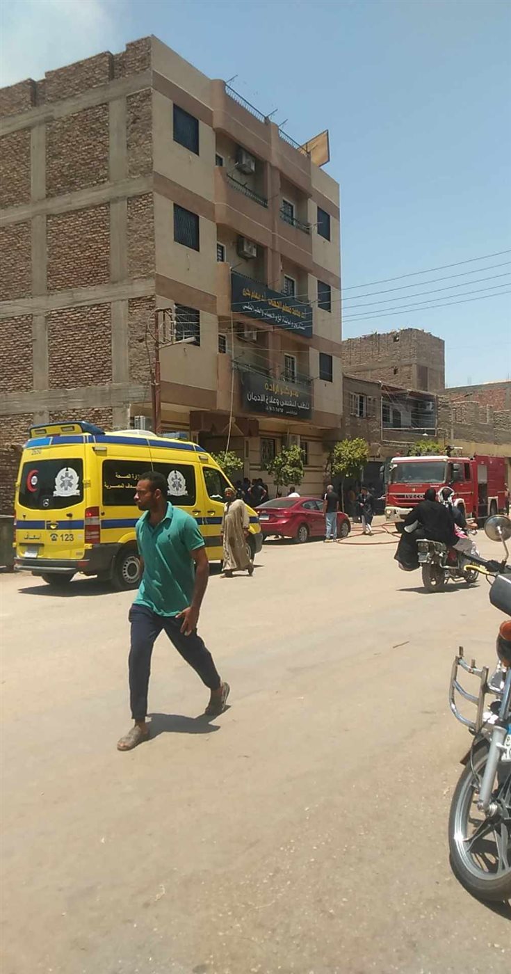 حريق بأحد المراكز الصحية بالأقصر