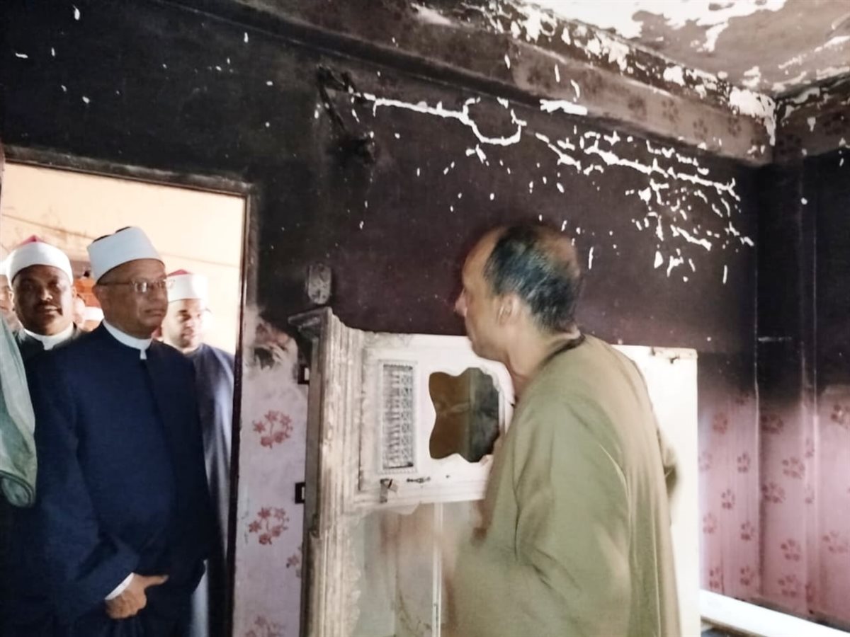 أوقاف سوهاج تتفقد قرية برخيل بعد الحرائق استجابة لتوجيهات المحافظ