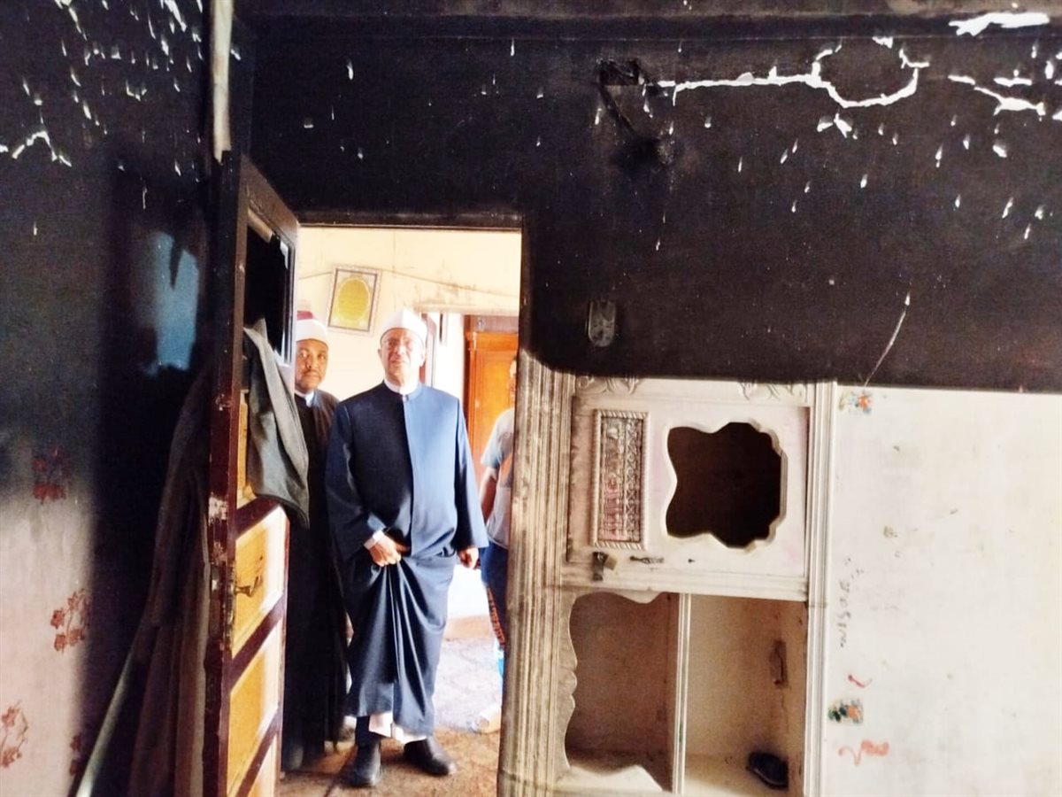 أوقاف سوهاج تتفقد قرية برخيل بعد الحرائق استجابة لتوجيهات المحافظ