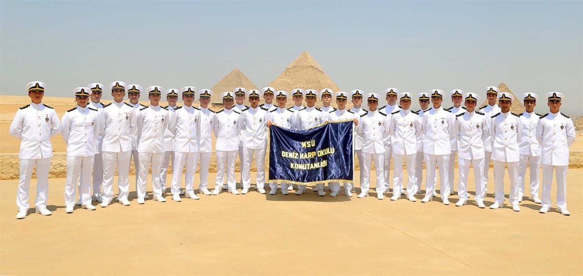 القوات البحرية تستقبل وفدًا من الكلية البحرية التركية