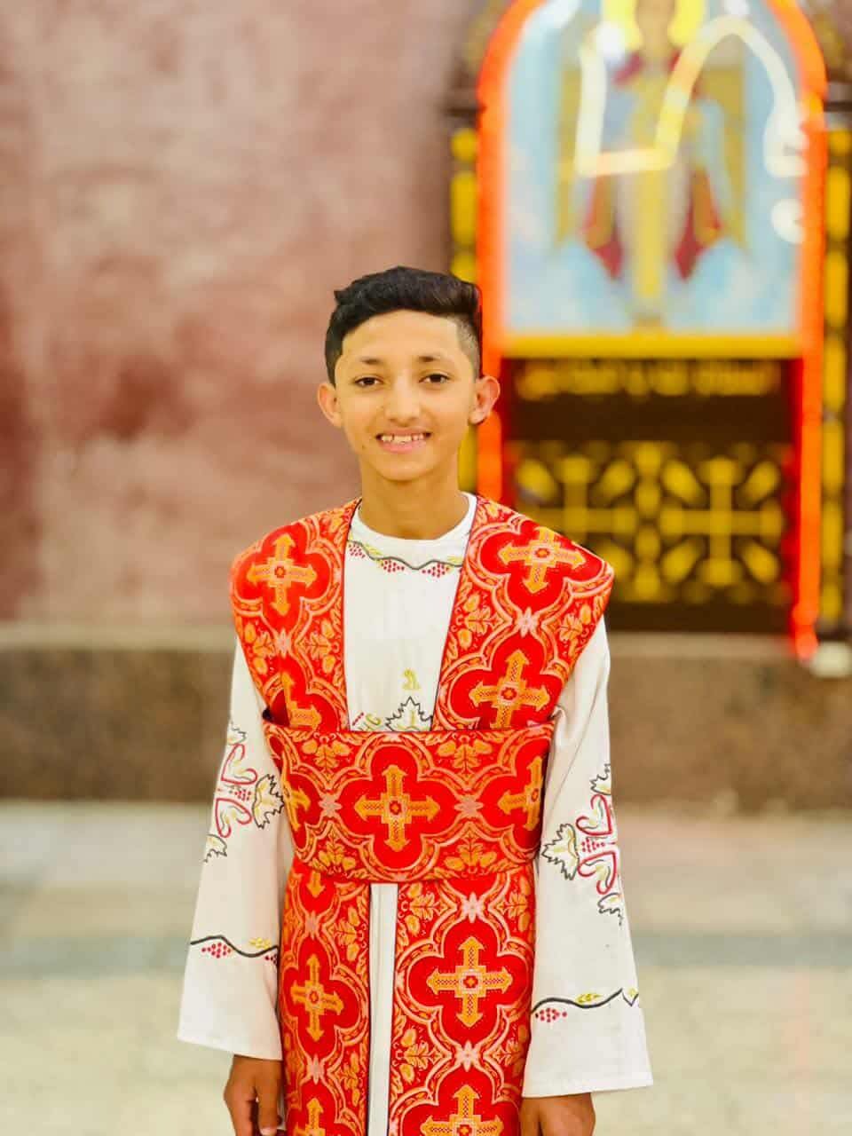 تفاصيل عن كيرلس مدحت ضحية حادث أتوبيس كنيسة مارجرجس المرج