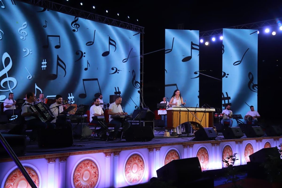 حفل أحمد جمال ونسمة عبد العزيز من صيف الأوبرا 2025&nbsp;