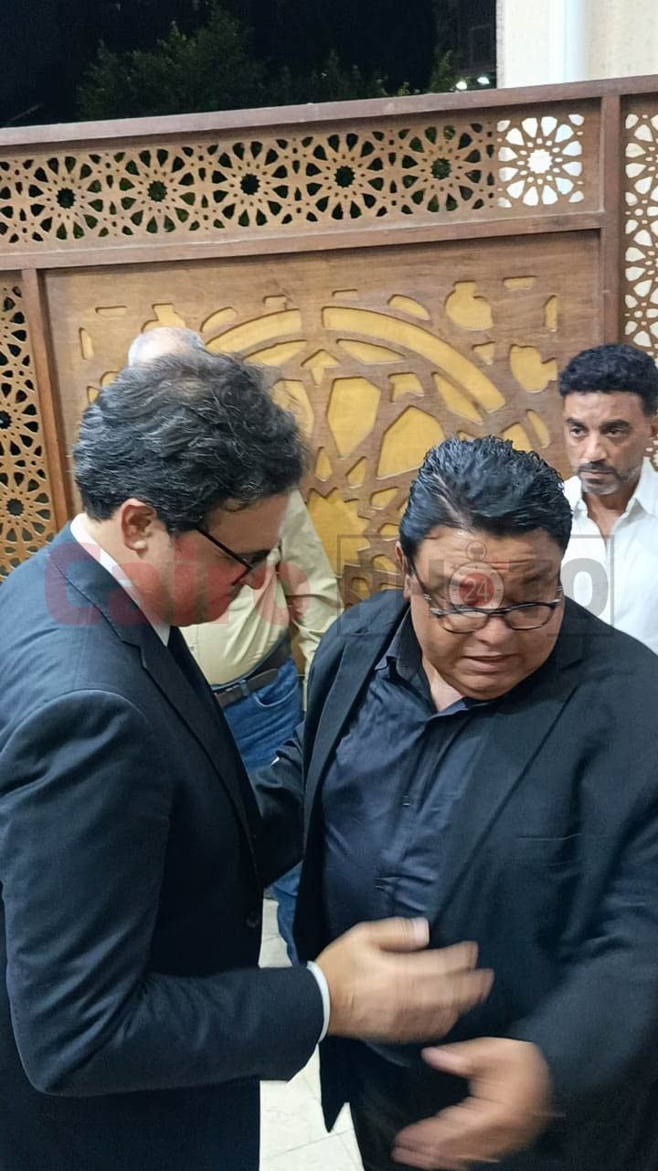 المخرج خالد جلال، ووزير الثقافة أحمد هنو