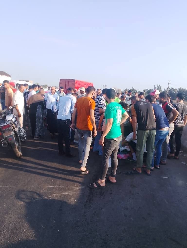 حادث طريق المطرية - بورسعيد 