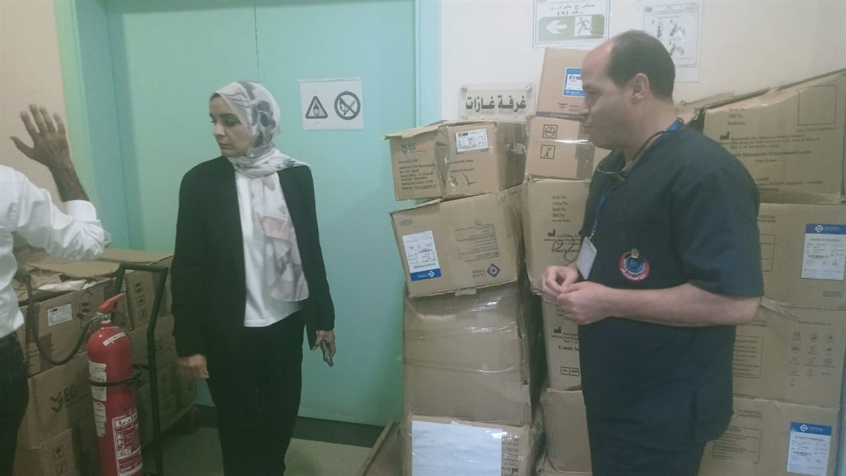 في اول يوم عمل .. وكيل صحه الفيوم الجديد يتفقد مستشفي الفيوم العام