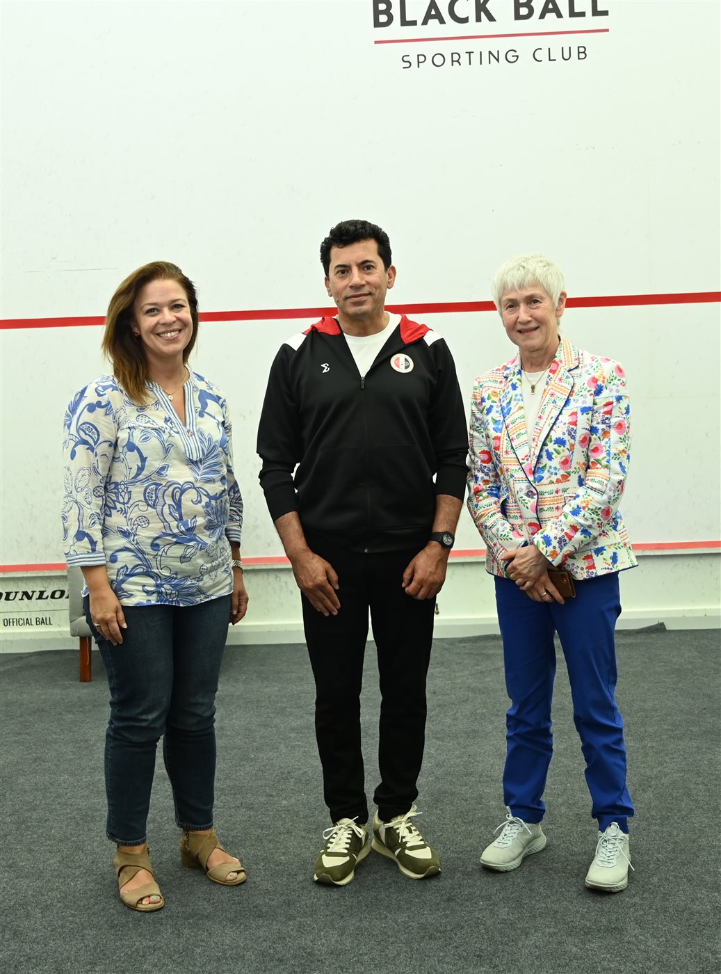  وزير الشباب والرياضة مع القائم بأعمال السفارة الأمريكية