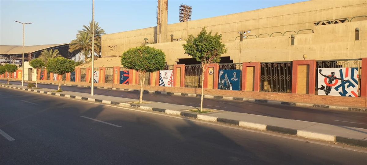 <strong>ستاد القاهرة يتزين لاستضافة بطولة العالم لكرة اليد تحت 19 عامًا</strong>