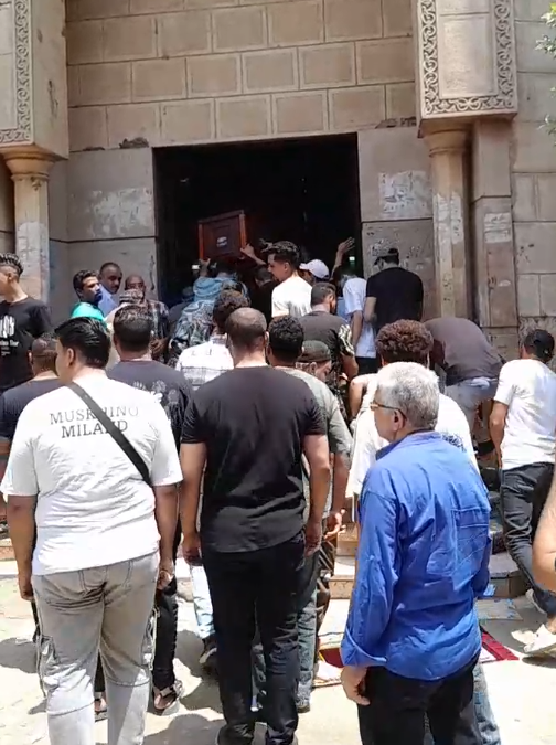 جنازة حسام حسن ضحية حفل محمد رمضان