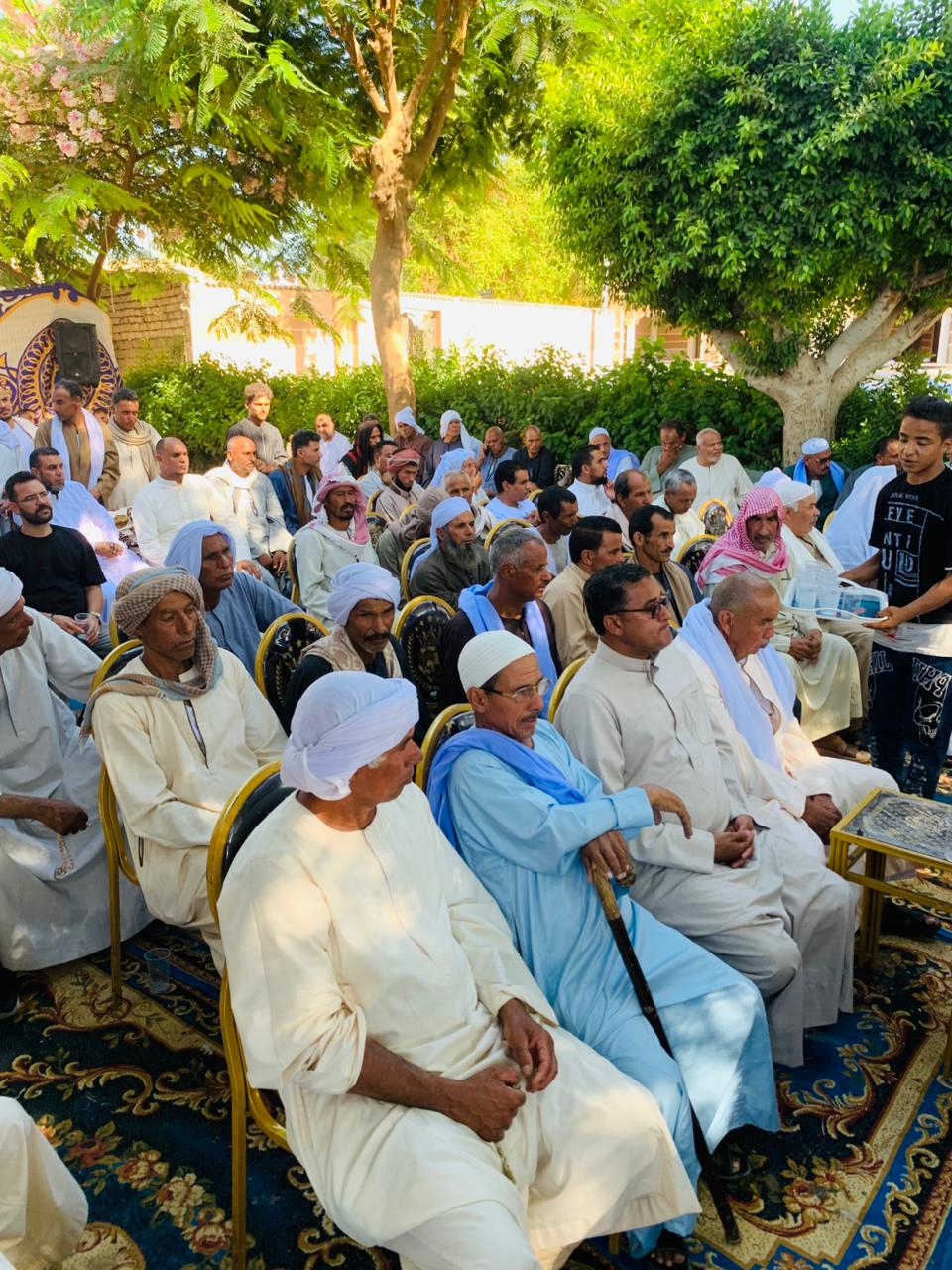 جانب من جلسة الصلح