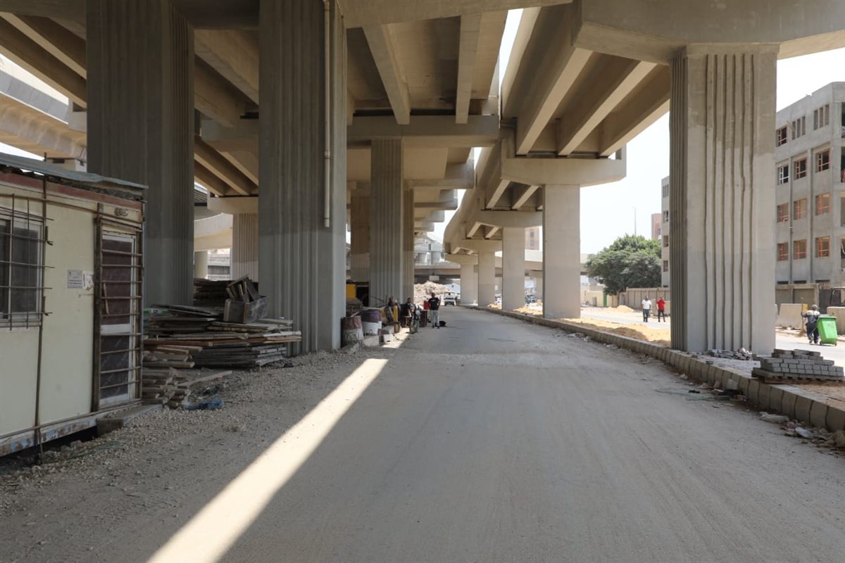 تطوير الشوراع المحيطة بمستشفي بولاق الدكرور