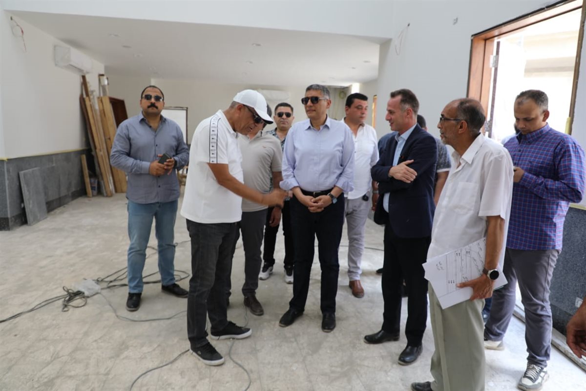 تطوير الشوراع المحيطة بمستشفي بولاق الدكرور