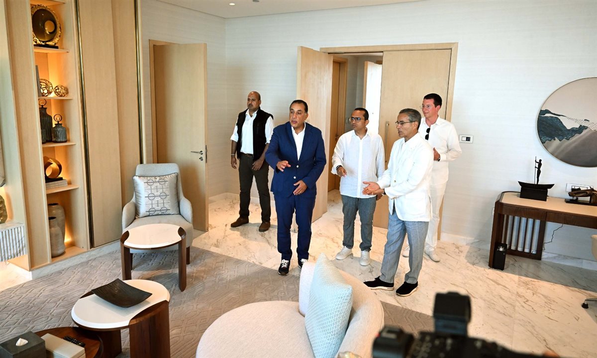 <strong> مدبولي يشهد افتتاح إعمار مصر لفندق Palace Beach Resort Marassi</strong>