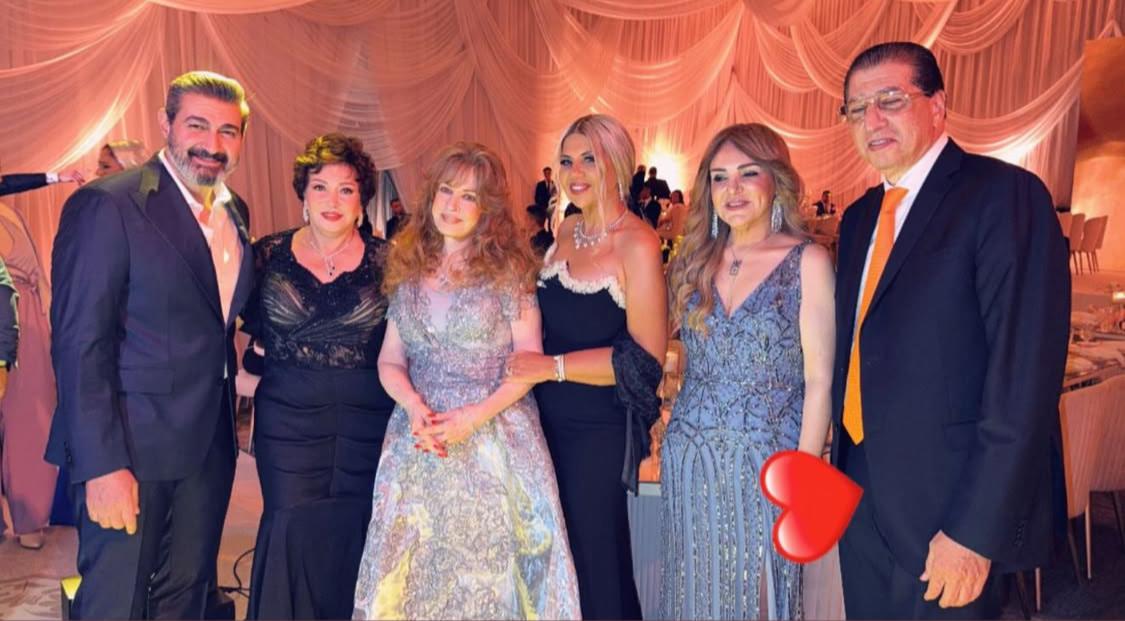 كل النجوم في حفل زفاف حفيدة فيروز 