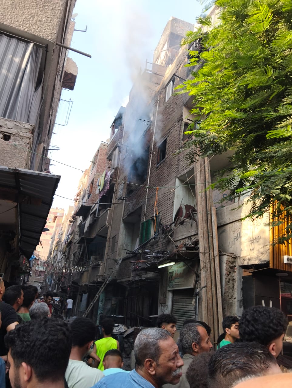 <strong>حريق في شقة سكنية</strong>