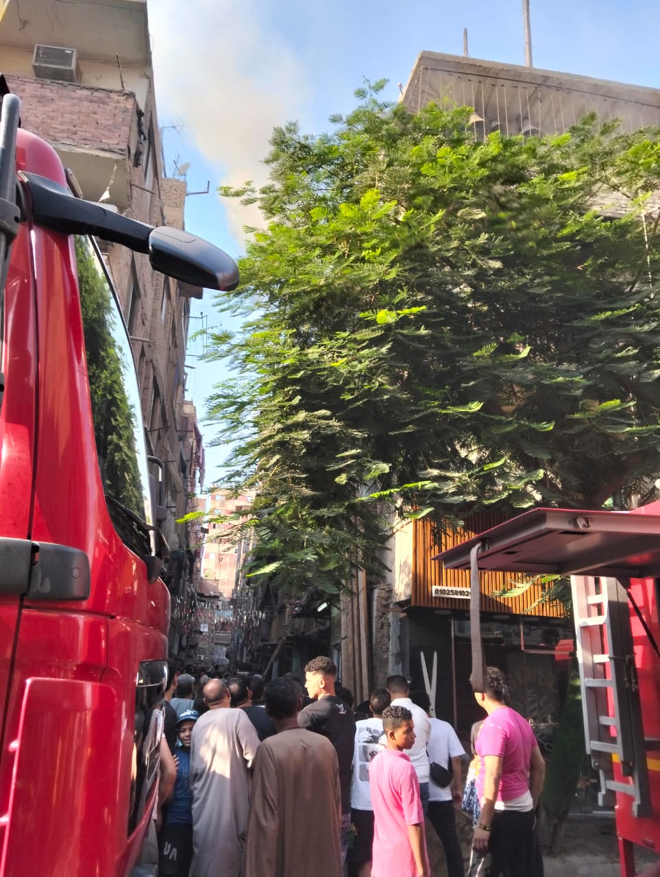 <strong>حريق في شقة سكنية</strong>