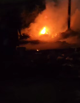 اندلاع حريق بمحيط محطة مترو عين حلوان&nbsp;