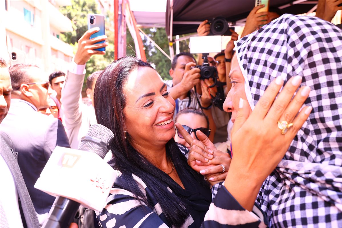 وزيرة التضامن والسيدة