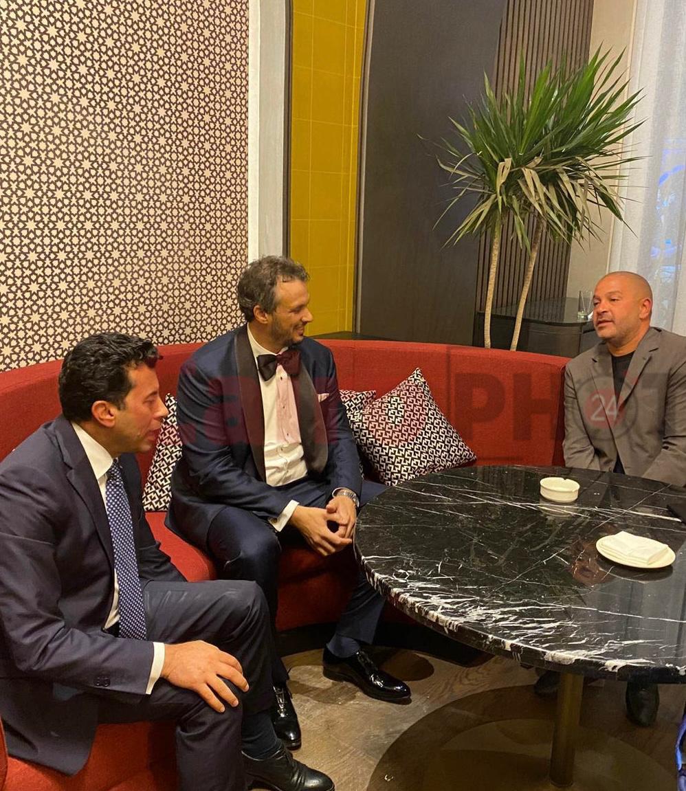 جلسة وزير الرياضة والنائب أحمد دياب (3)