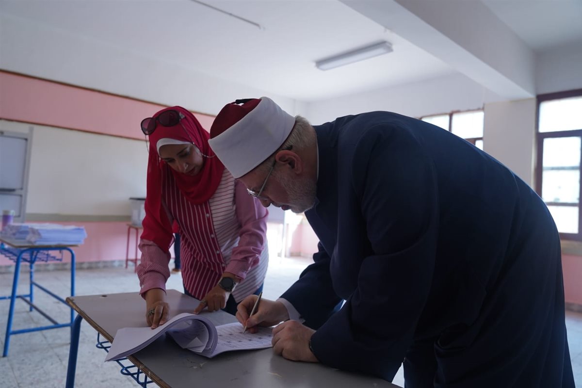 وكيل الأزهر يُدلي بصوته في انتخابات الشيوخ 2025