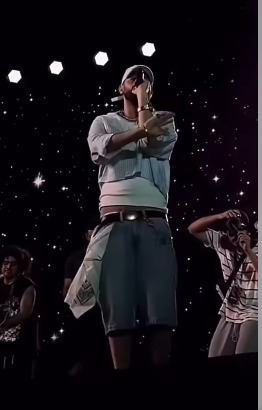 شهاب يظهر شبه عاريًا في حفله الأخير بالساحل الشمالي