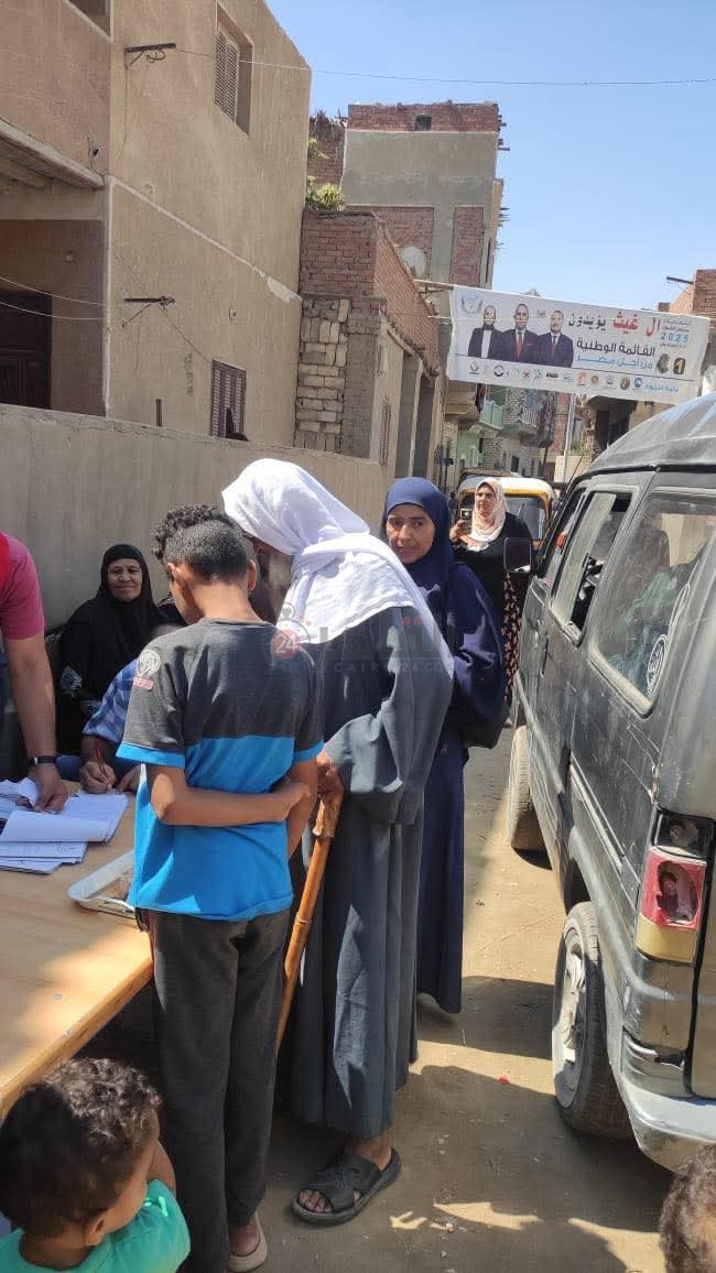 مشاركة واسعة من أهالي يوسف الصديق في أول أيام انتخابات الشيوخ بالفيوم