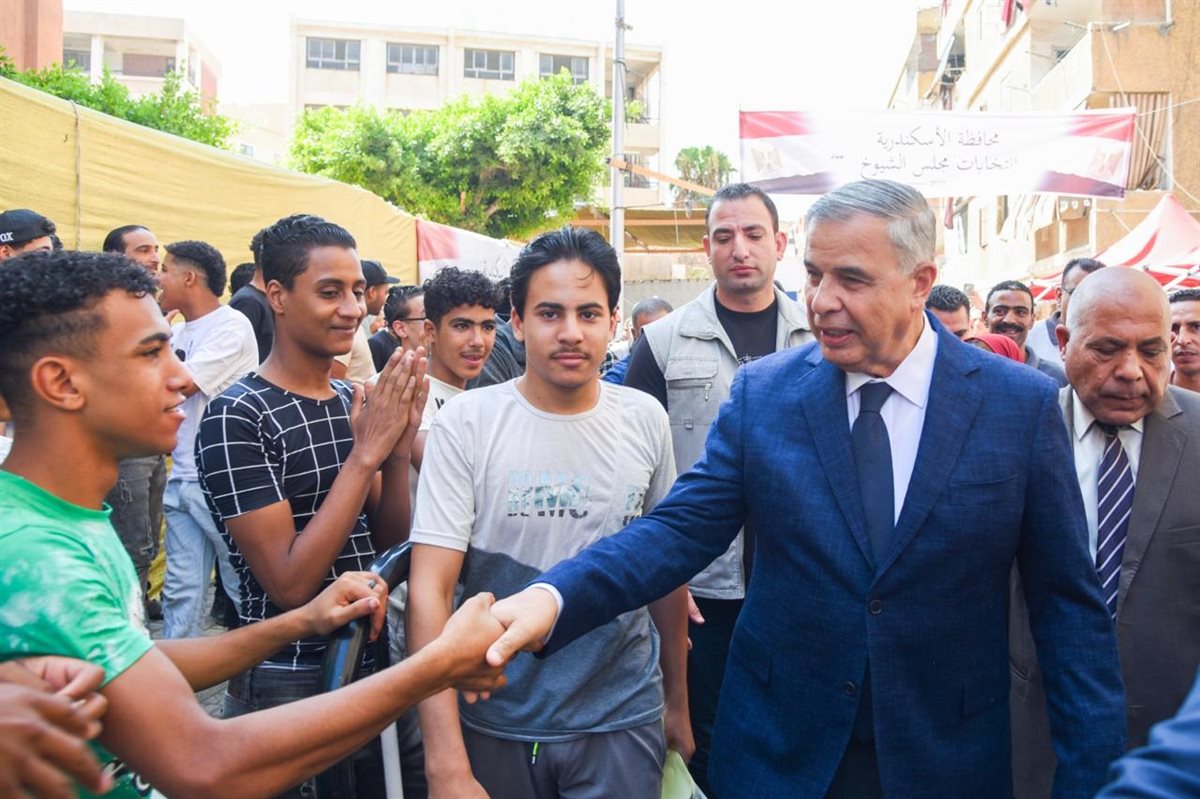 محافظ الإسكندرية يحث المواطنين على المشاركة 