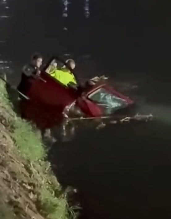 جانب من الحادث 