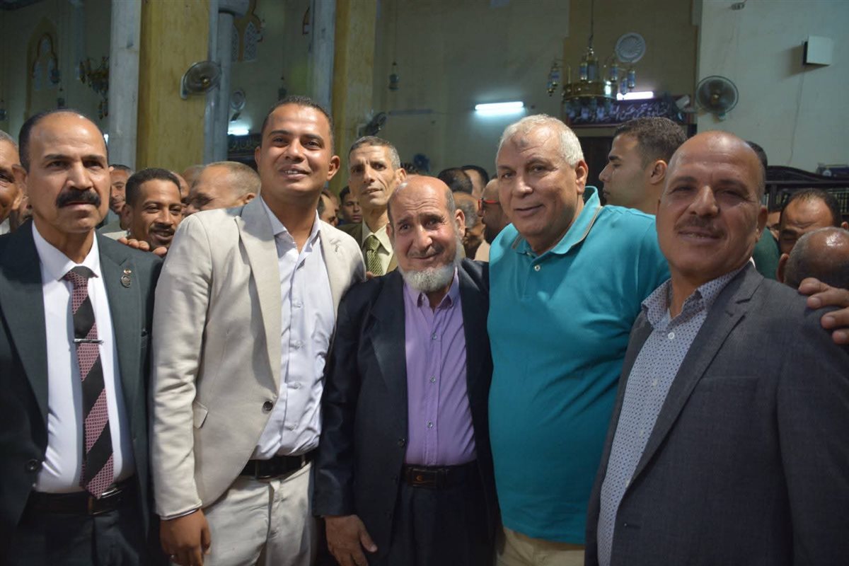 جانب من حضور محافظ الوادى الجديد لمراسم عقد القران