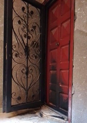 جانب من الحريق&nbsp;