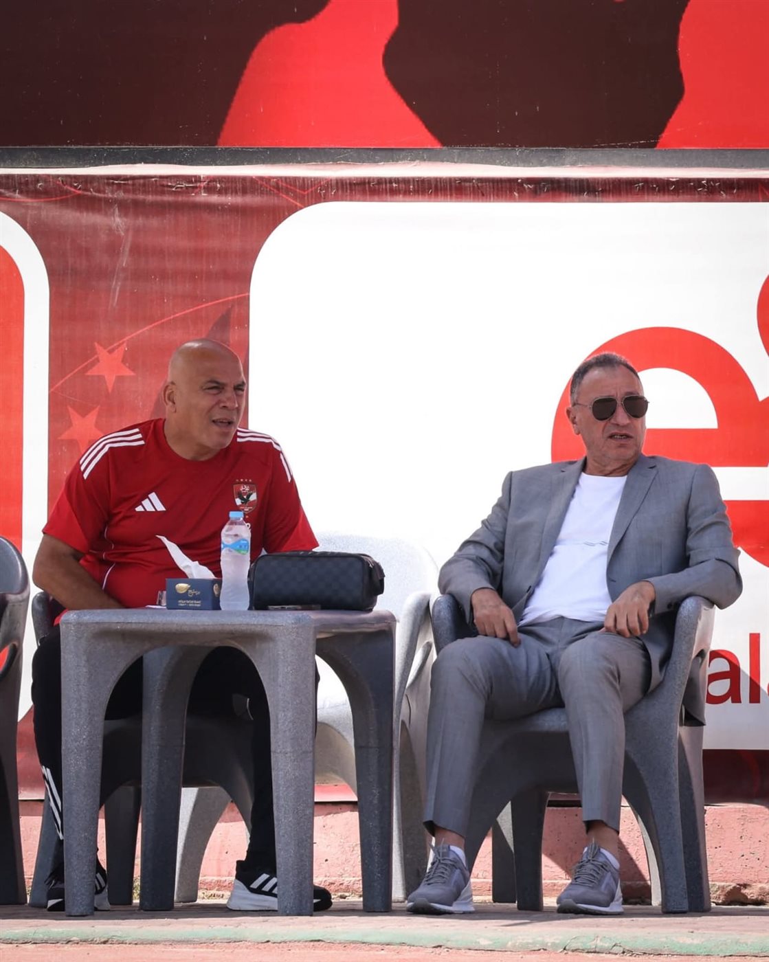 محمود الخطيب خلال مران الأهلي