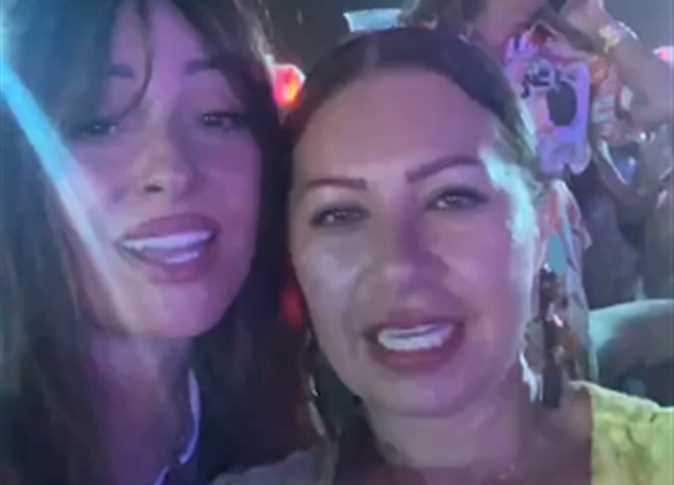 نرمين الفقي من حفل أحمد سعد