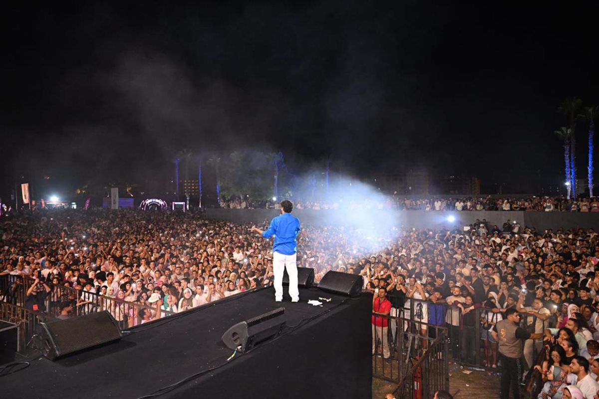 حميد الشاعري يشعل أضخم حفلات العلمين الجديدة