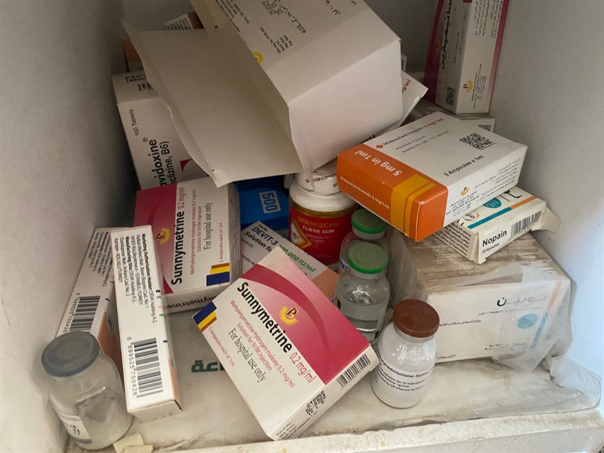 ضبط مخزن أدوية غير مرخص