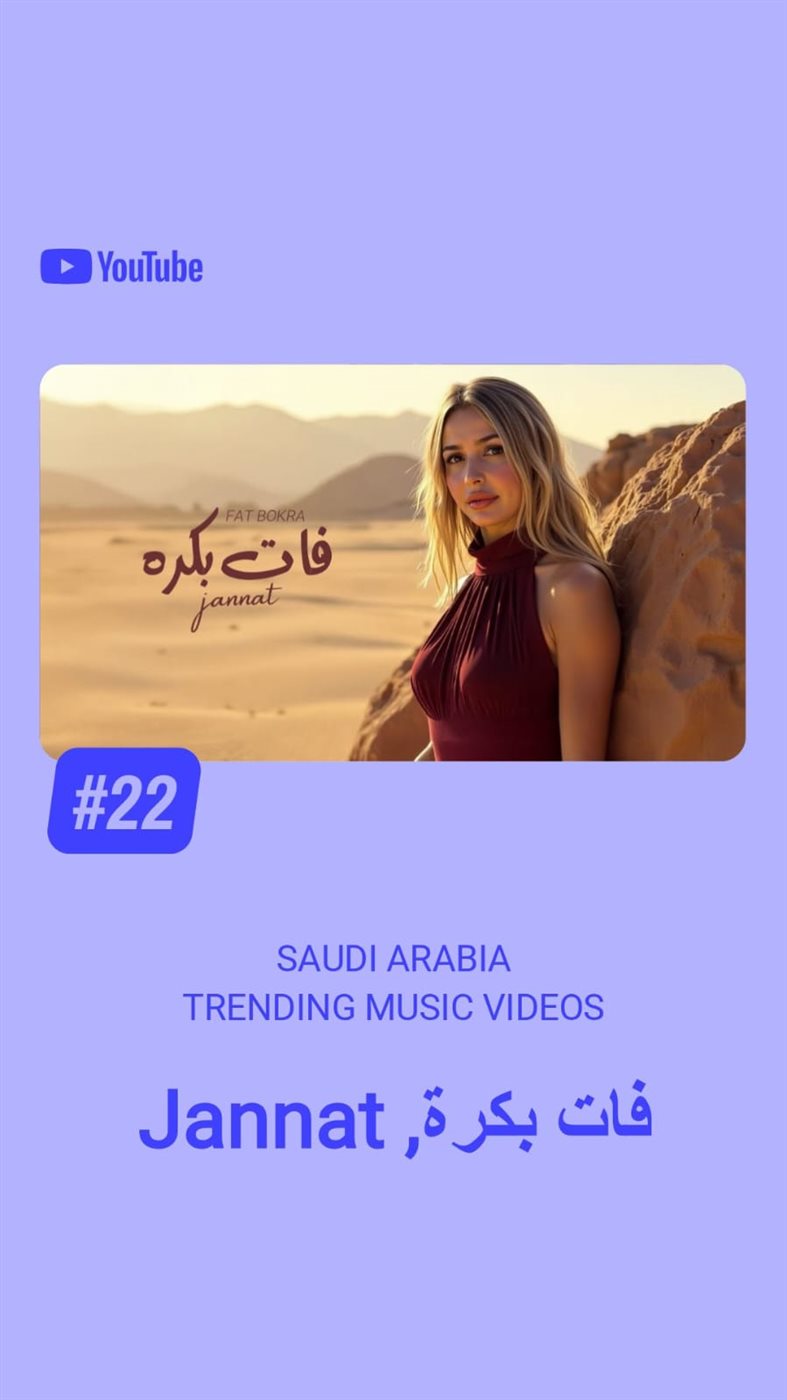 جنات تتصدر التريند بأغاني البومها الجديد&nbsp;منها أغنية فات بكرة