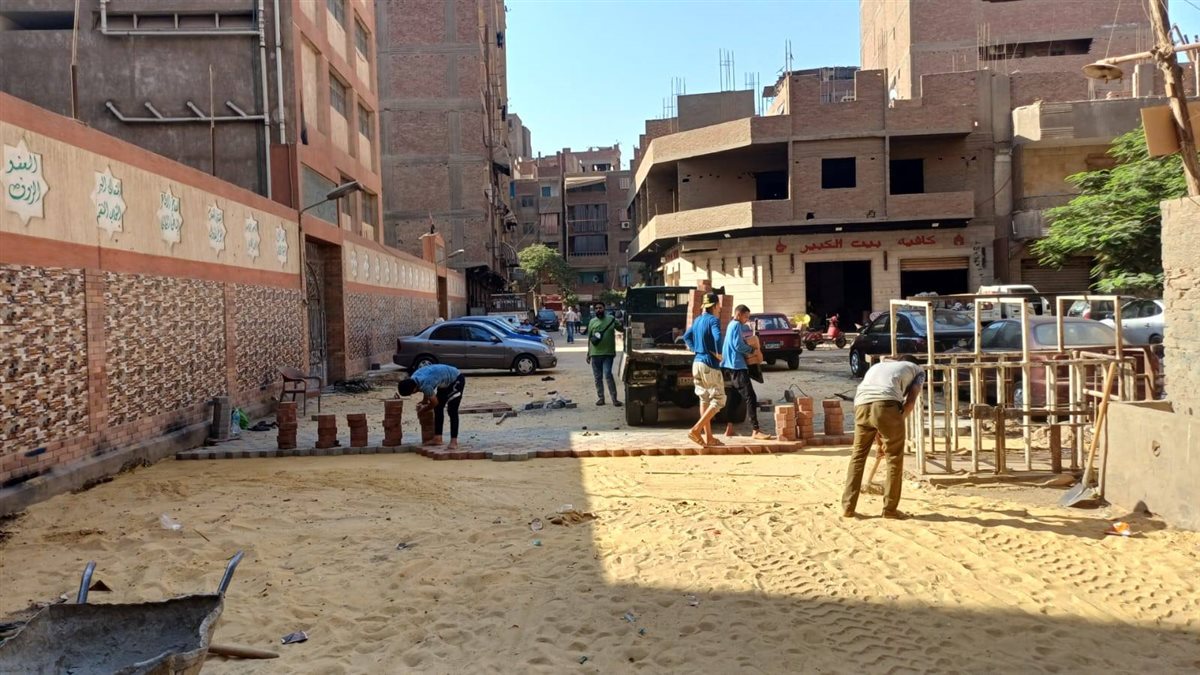 جانب من أعمال التطوير