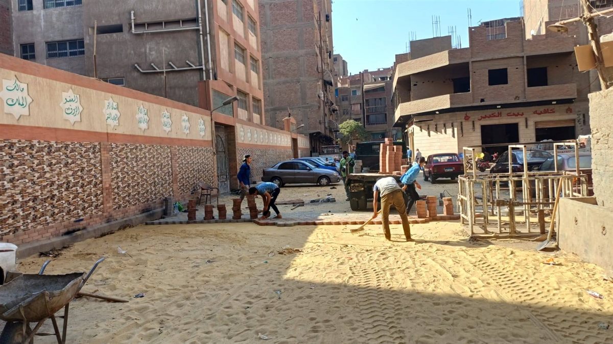 جانب من أعمال التطوير