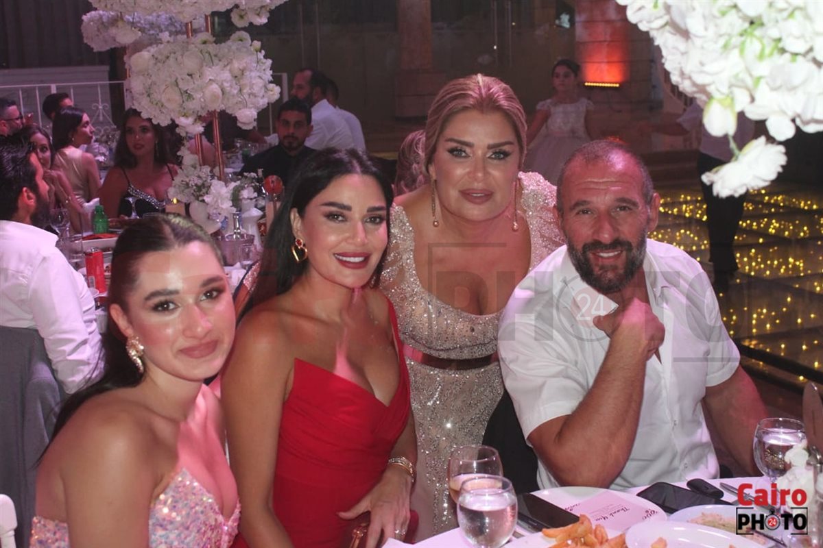 سيرين عبد النور تحتفل بزفاف نجل شقيقتها 