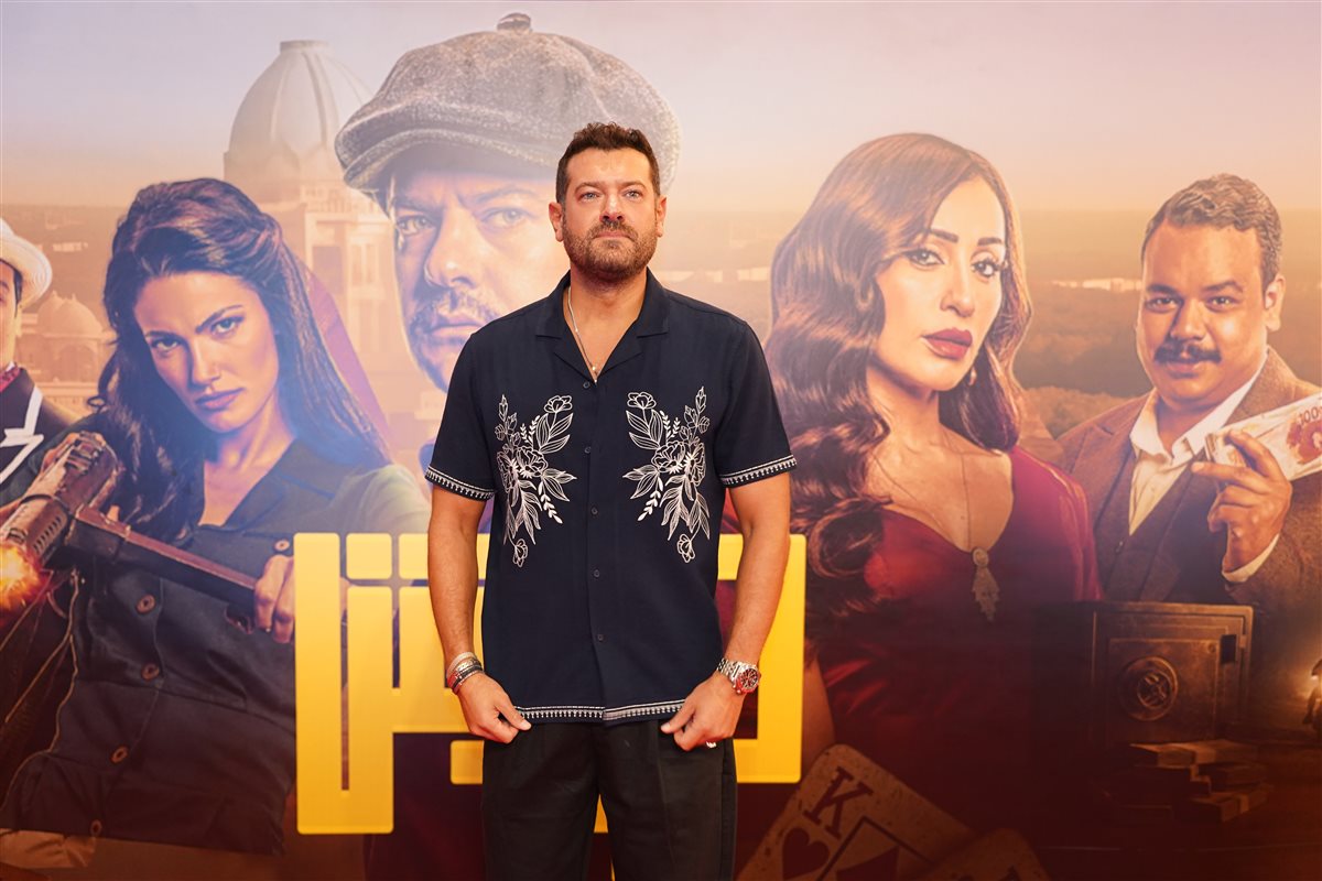 عمرو يوسف في العرض الخاص لفيلم درويش