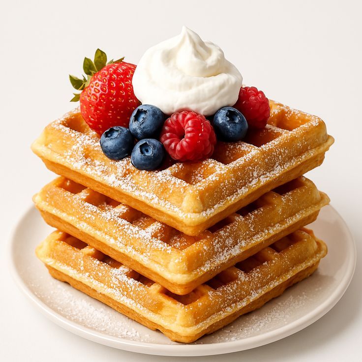 طريقة عمل الوافل بدون ماكينة