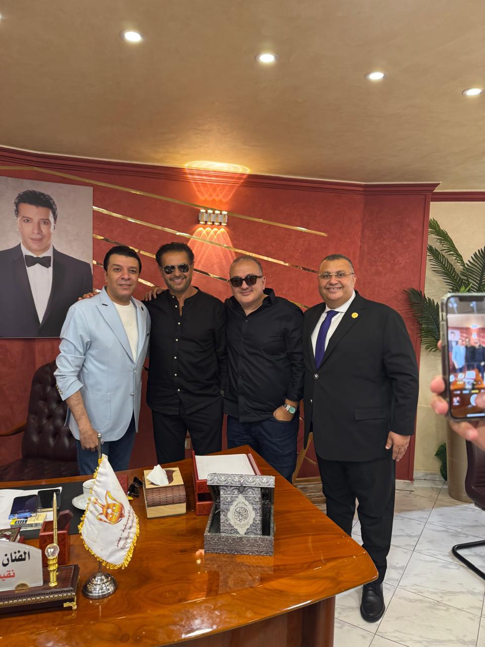 راغب علامة بنقابة المهن الموسيقية