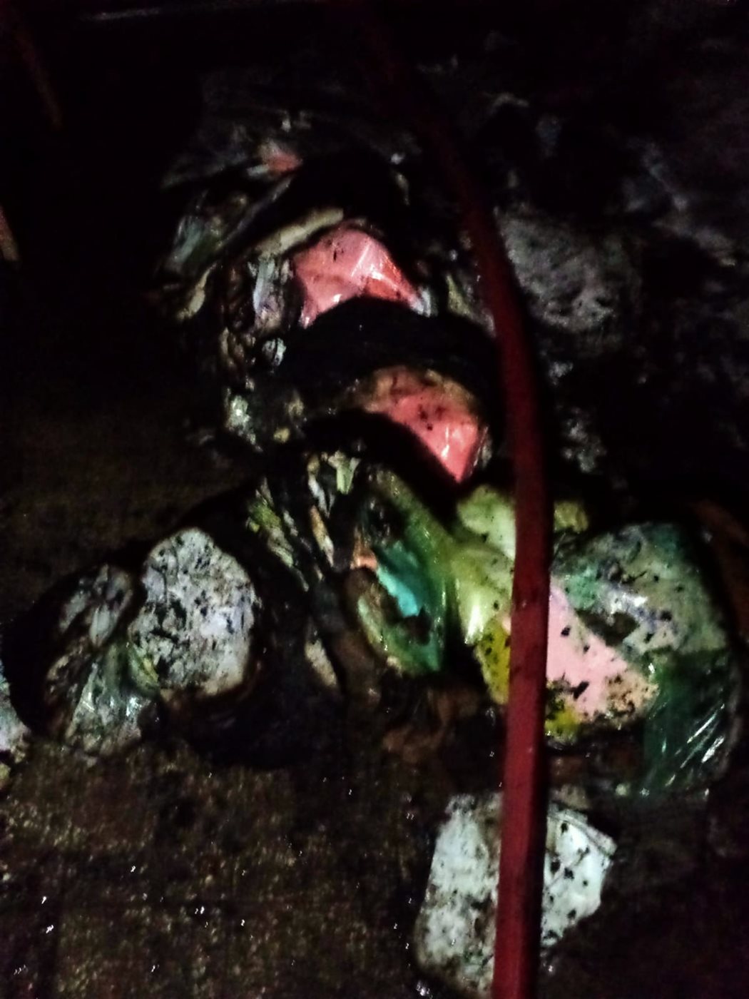 حريق مبني الادارة التعليمية بالمنيا 